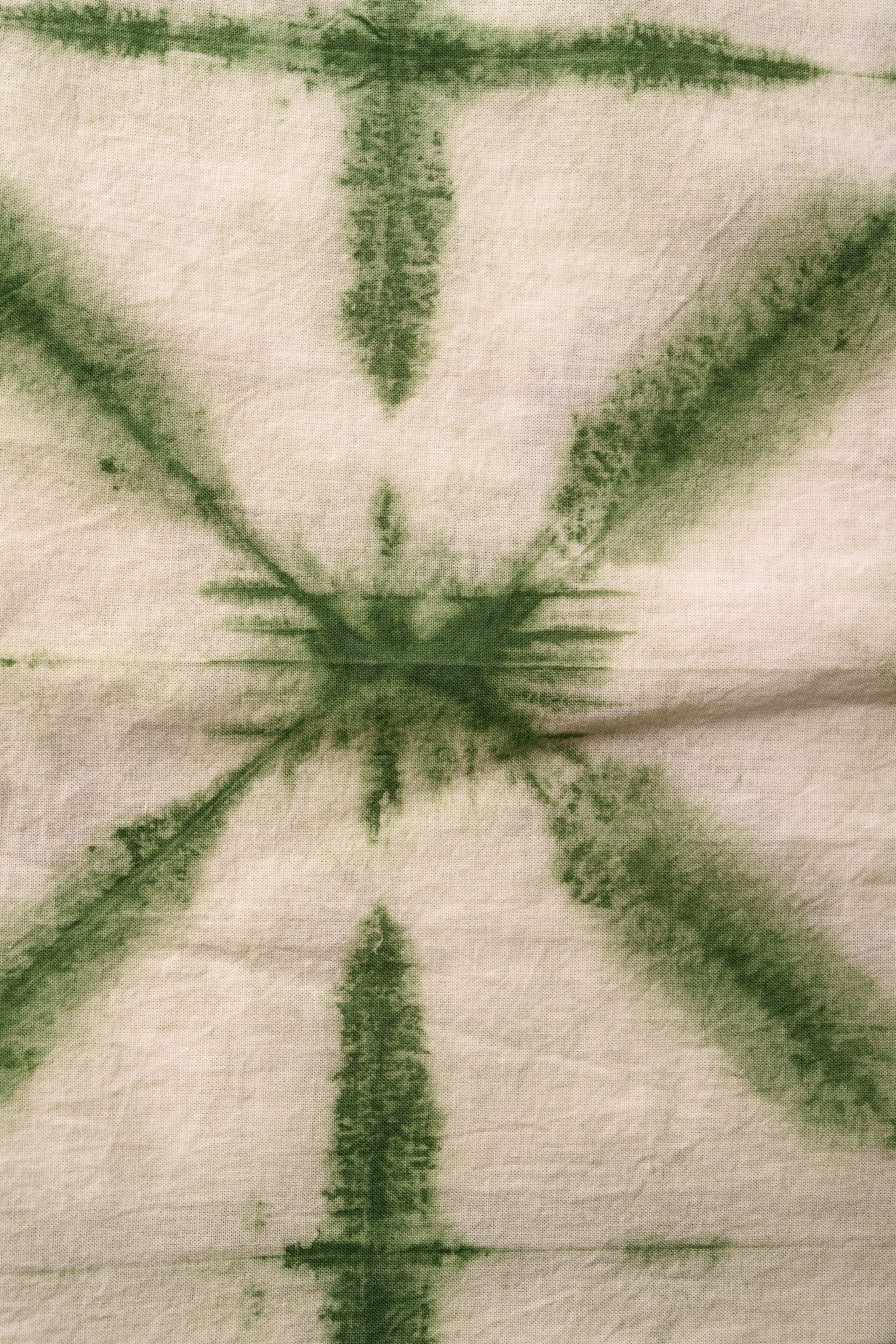 Foulard Anello Shibori – Pinze – Verde