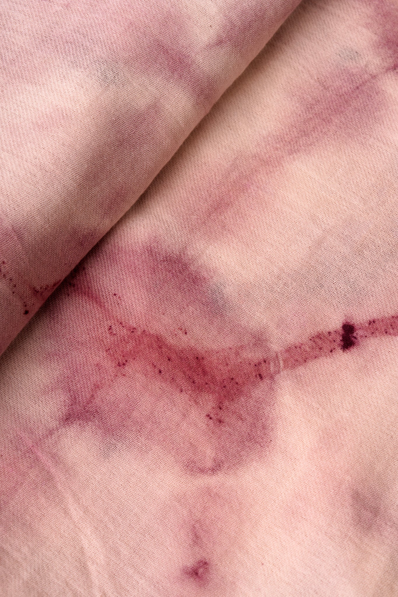 Sciarpa Shibori – Viola/Bianco #1