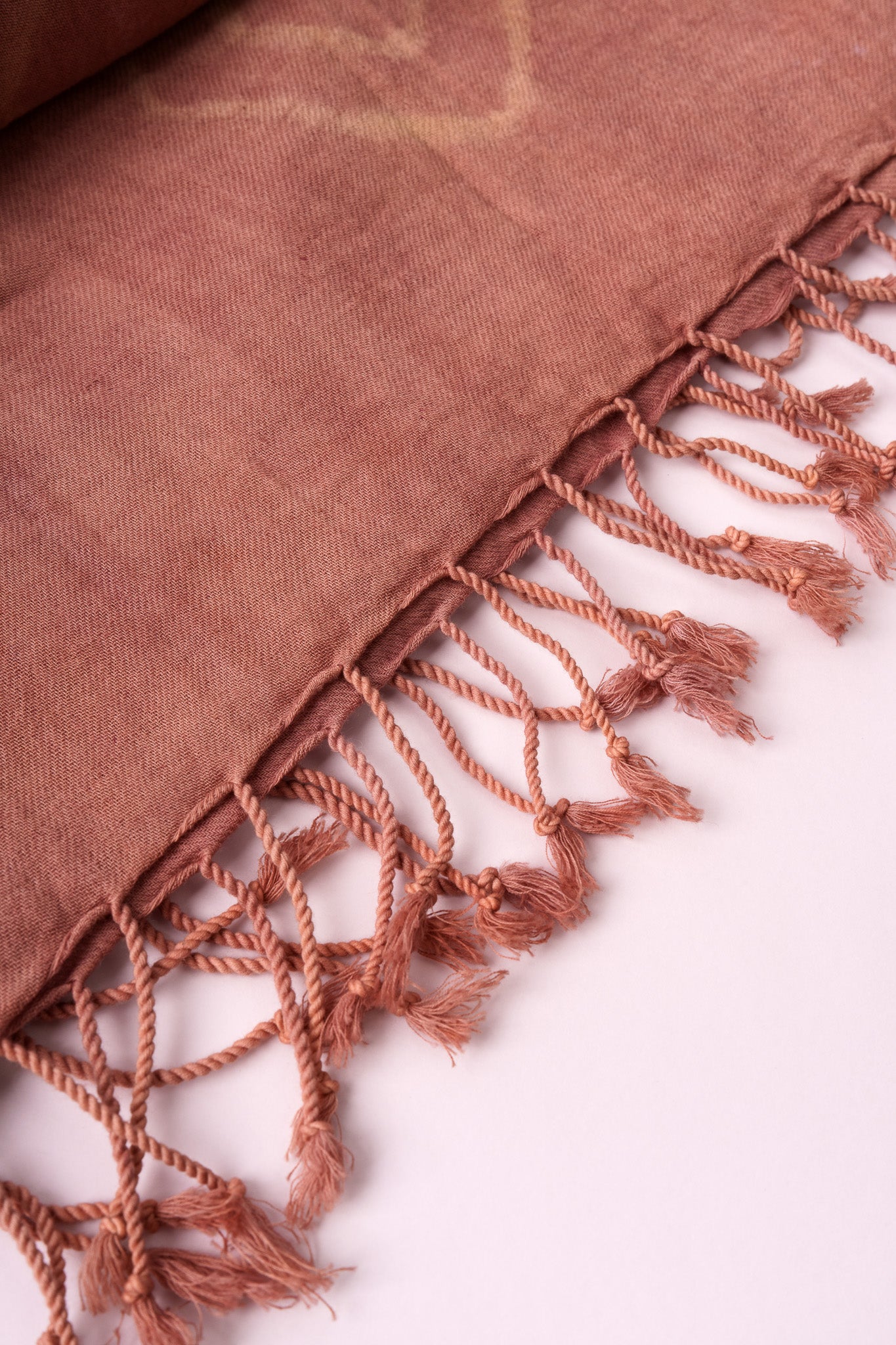 Sciarpa Shibori – Elastici – Marrone