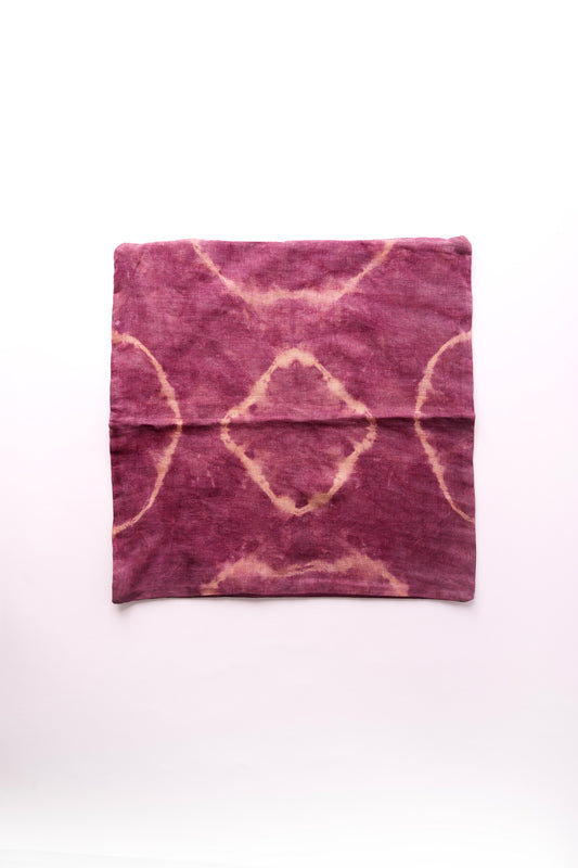 Copricuscino Shibori – Elastici – Viola