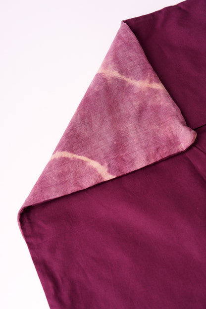 Copricuscino Shibori – Elastici – Viola