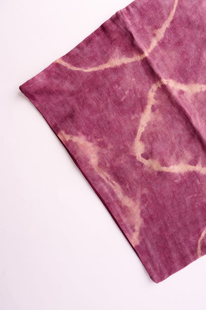 Copricuscino Shibori – Elastici – Viola