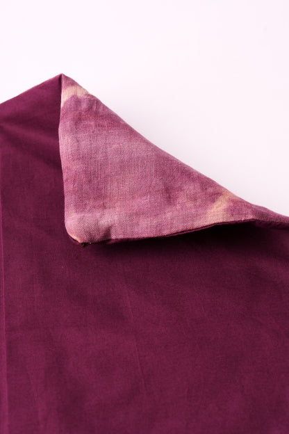 Copricuscino Shibori – Elastici – Viola