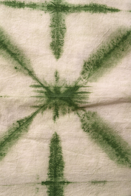 Foulard Anello Shibori – Pinze – Verde