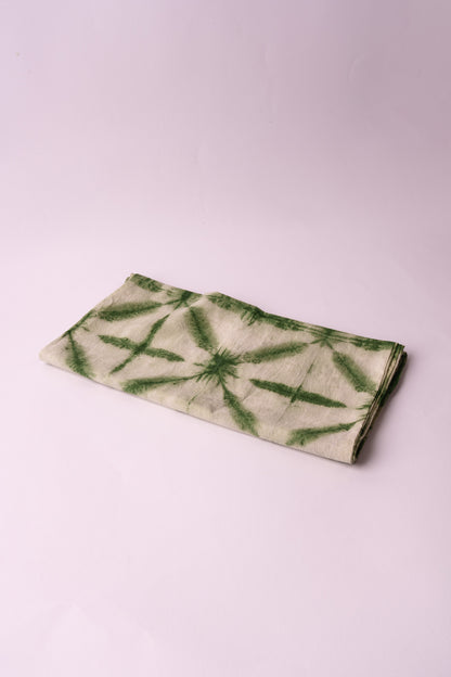 Foulard Anello Shibori – Pinze – Verde