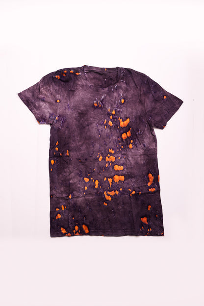 Maglietta Bagno di Colore – Acido Citrico – Viola – XL