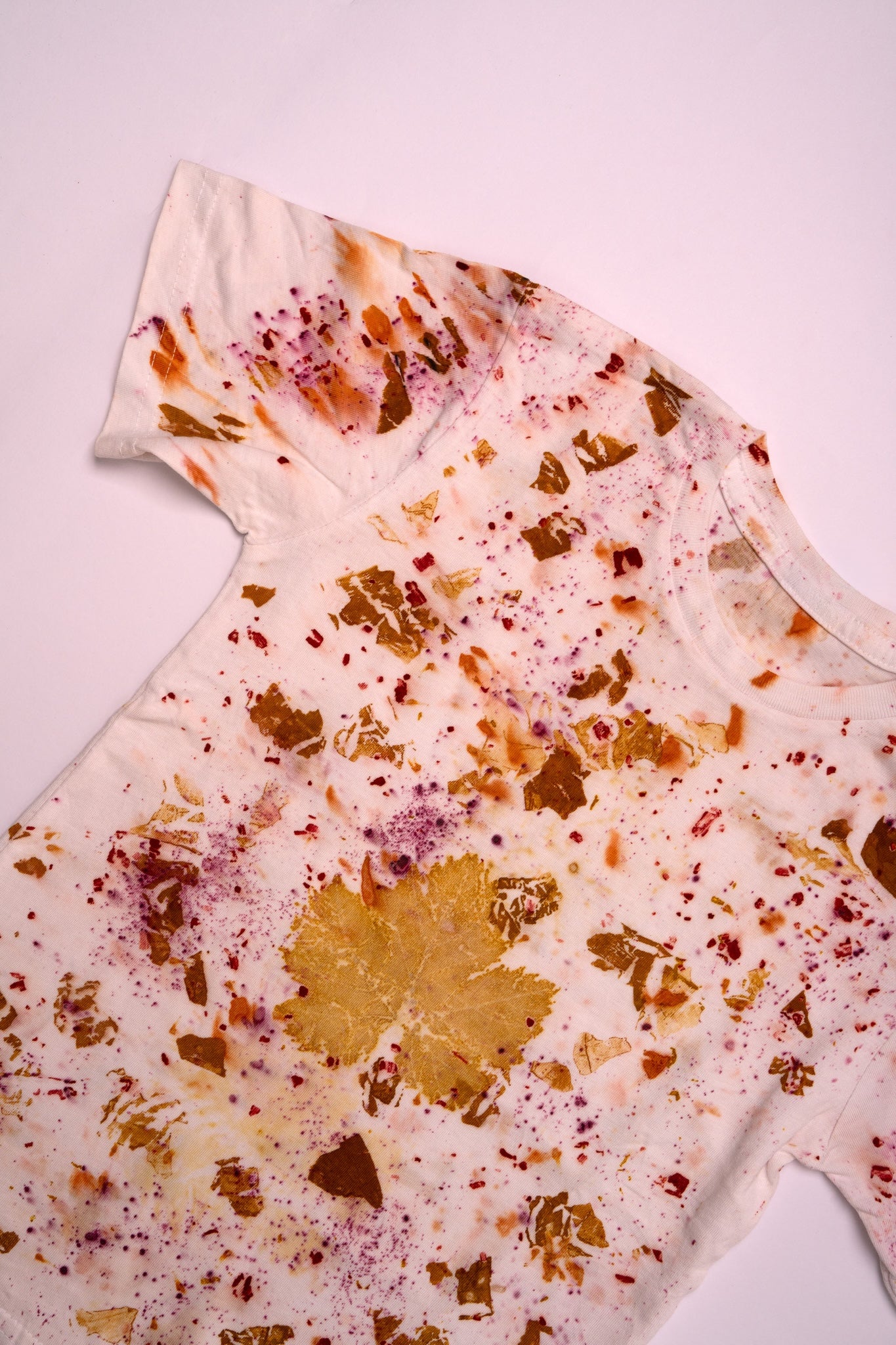Maglietta Ecoprint – Cipolla – Bianco – L