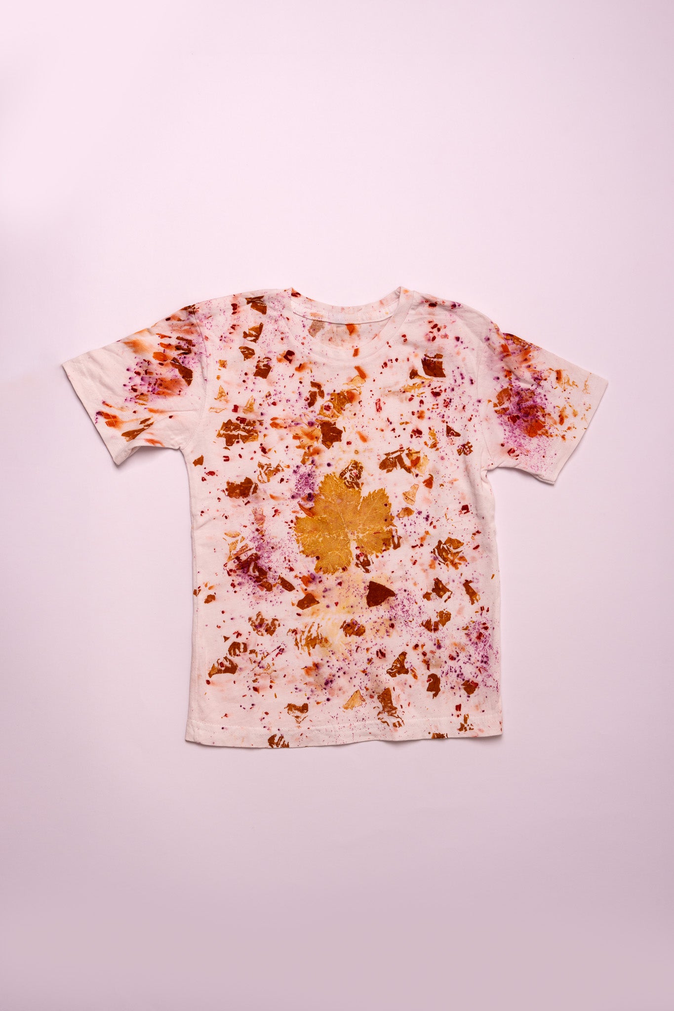 Maglietta Ecoprint – Cipolla – Bianco – L