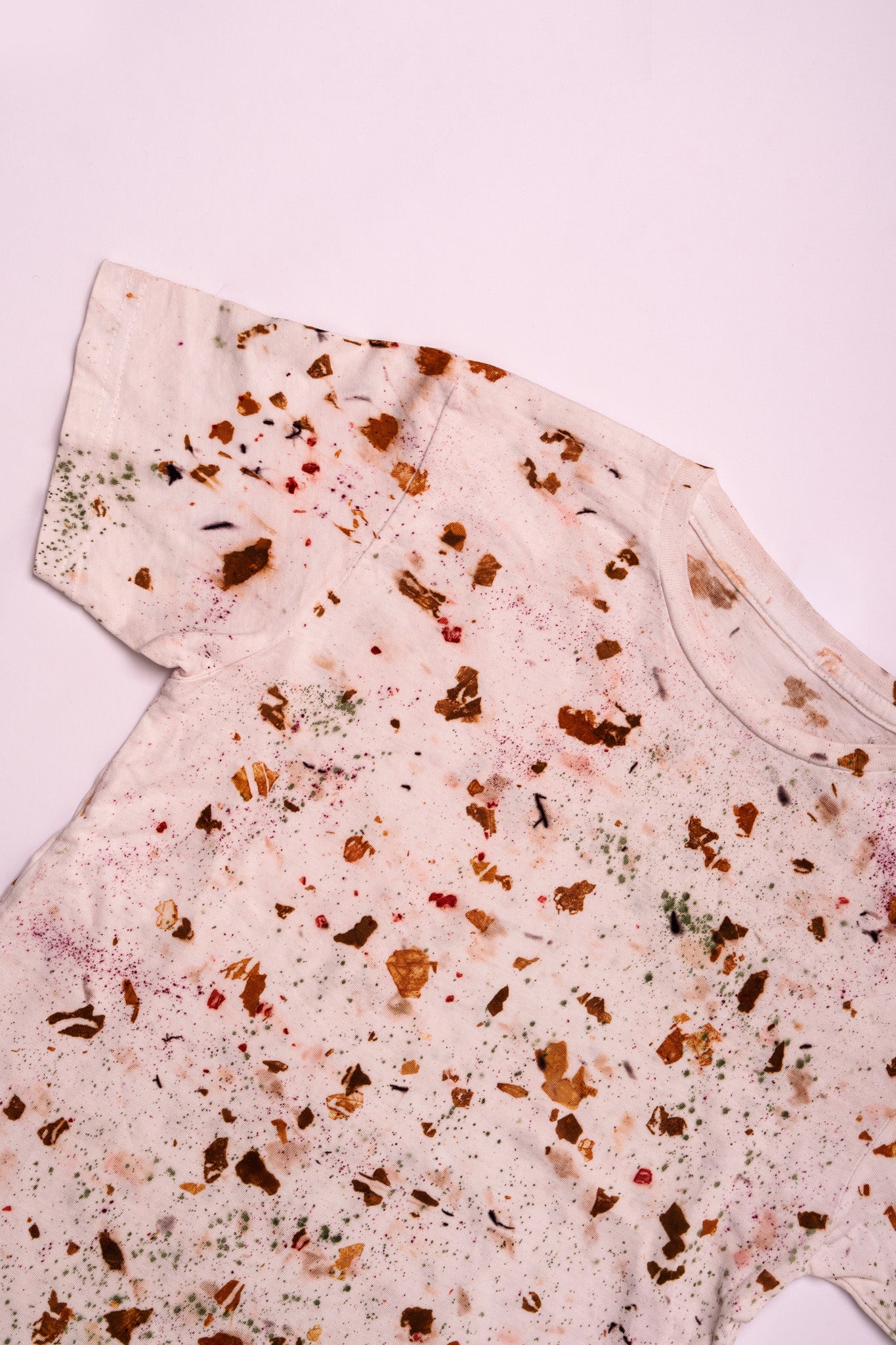 Maglietta Ecoprint – Cipolla – Bianco – Baby 2
