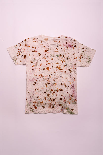 Maglietta Ecoprint – Cipolla – Bianco – Baby 2