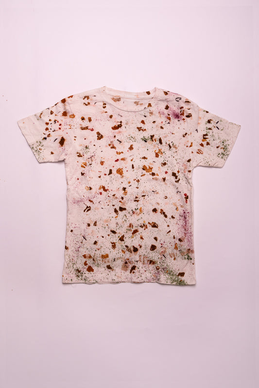 Maglietta Ecoprint – Cipolla – Bianco – Baby 2