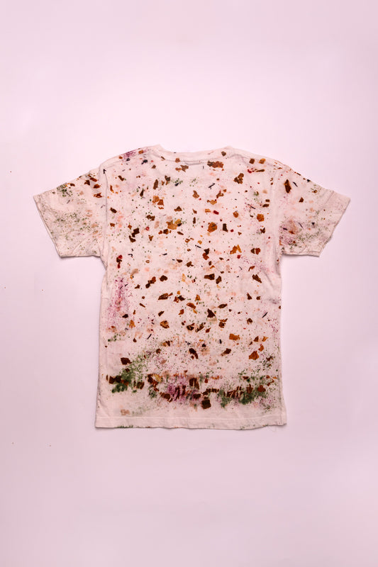 Maglietta Ecoprint – Cipolla – Bianco – Baby 2