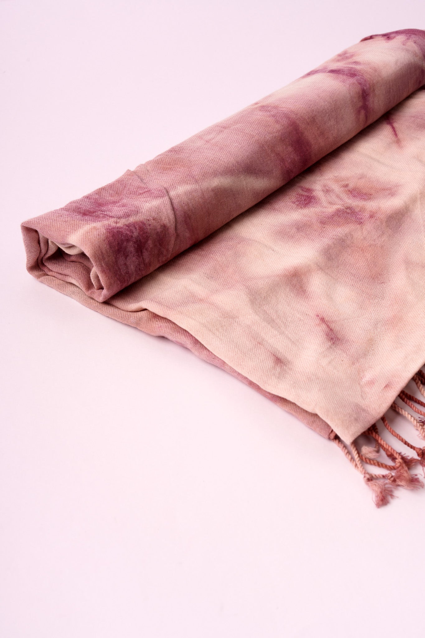 Sciarpa Shibori – Viola/Bianco #2