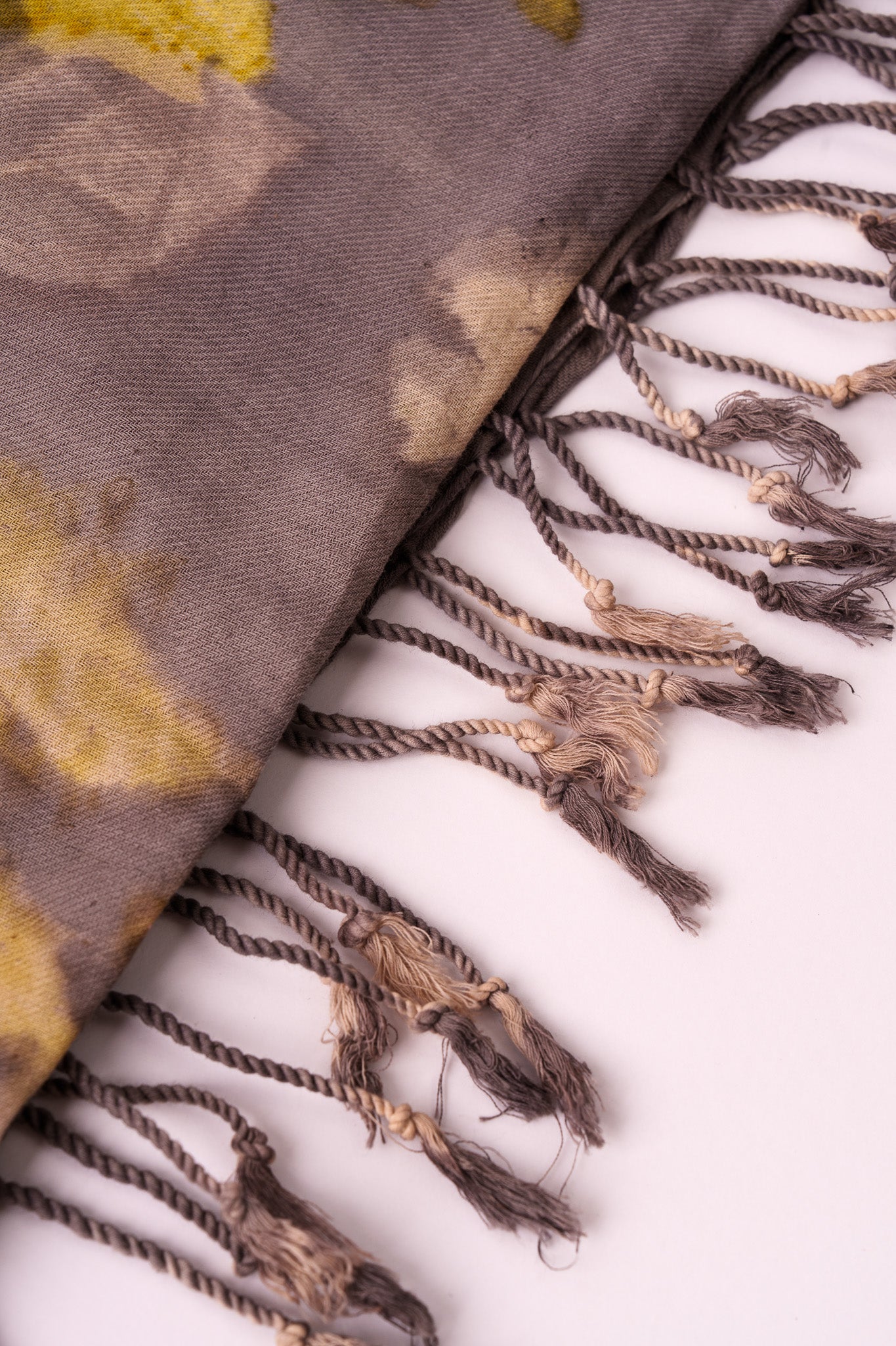 Sciarpa Ecoprint – Forme Botaniche – Viola