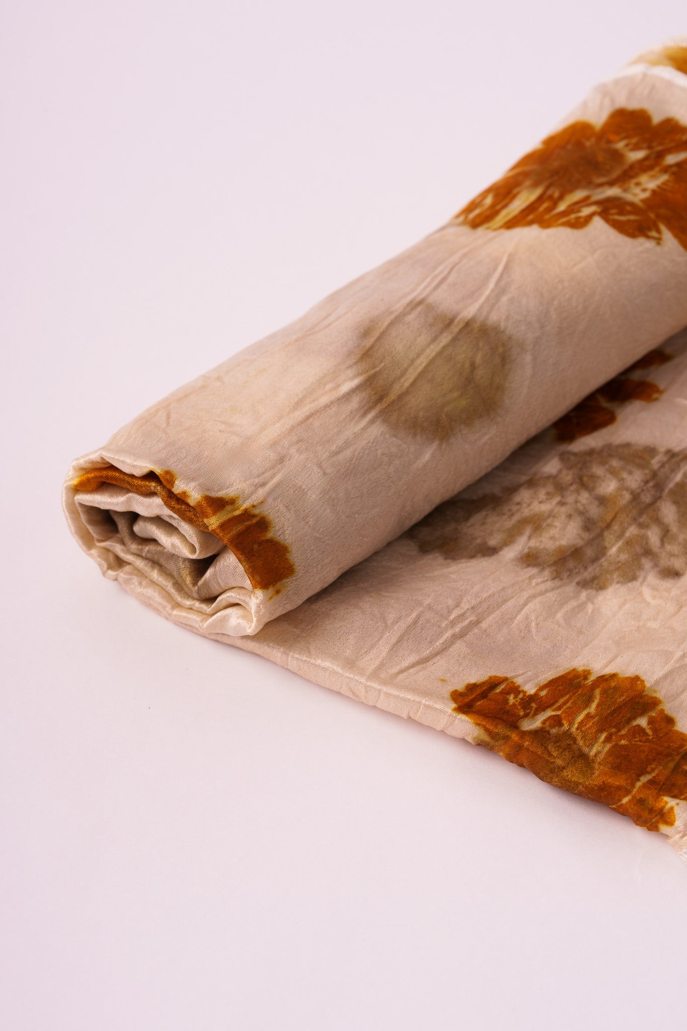 Foulard Ecoprint – Fiori – Bianco